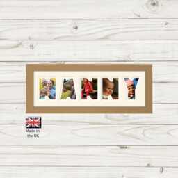 Nanny Photo Frame, Word Art Picture Mother's Day Gift - thumbnail 1