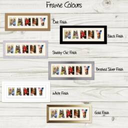 Nanny Photo Frame, Word Art Picture Mother's Day Gift - thumbnail 3