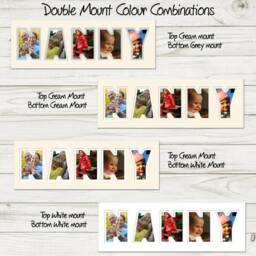 Nanny Photo Frame, Word Art Picture Mother's Day Gift - thumbnail 2