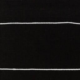 Black & White Linen Cushion Cover, Pillow Cover With Pin Stripes, Scandinavian Throw Case, Oversized - thumbnail 2