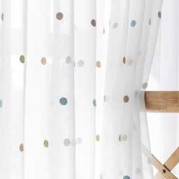 Colourful Circle Dots Custom Curtain Made To Measure Tulle Voile Sheer - thumbnail 2