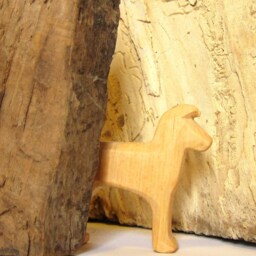 Hand-Carved Alder Wood Terrier Dog Figurine - thumbnail 4