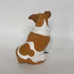 Custom Pet Memorial Sculpture Clay Dog Portrait, Urn Option - thumbnail 4