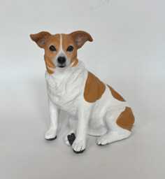 Custom Pet Memorial Sculpture Clay Dog Portrait, Urn Option - thumbnail 1