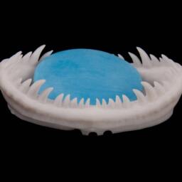 3D Printed T-Rex Soap Dish, Jurassic Dinosaur Bathroom Decor - thumbnail 3