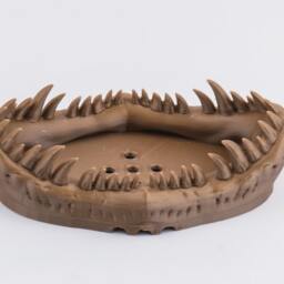 3D Printed T-Rex Soap Dish, Jurassic Dinosaur Bathroom Decor - thumbnail 2