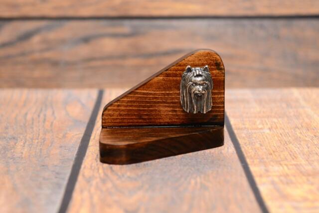 Yorkshire Terrier - Wooden Candlestick With Dog, Souvenir, Decoration, Limited Edition, Collection - image 1