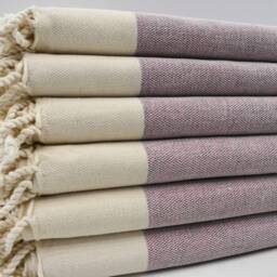 "Bath Peshtemal, Fuchsia Towel, Bohemian Towel, Turkish Towel, 40""x67" - thumbnail 2
