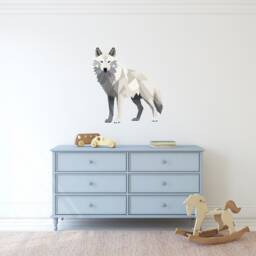 Wolf Wall Sticker - Geometric Art Decal Thevinylcreations - thumbnail 2