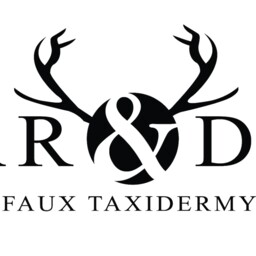 Faux Taxidermy Antler Rack Trophy Mount - Wall Decor Black Ht1717 - thumbnail 3