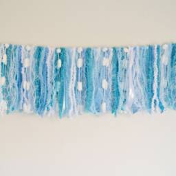 Custom Colours - Luxury Ribbon Garland Bunting For Home Decor Or Reusable Party - thumbnail 2