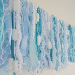 Custom Colours - Luxury Ribbon Garland Bunting For Home Decor Or Reusable Party - thumbnail 3
