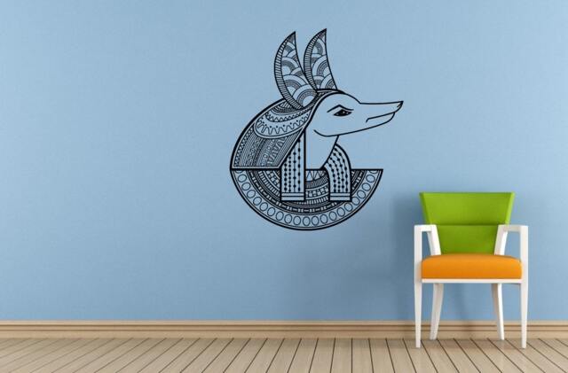 Anubis Ancient Egyptian God Mythology Window Or Wall Car Vinyl Peal & Stick Removable Sticker Decal L1482 - image 1