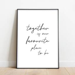 Bedroom Quote Print - Set Of 3 Wall Prints Hand Art Home Decor Calligraphy Girly Prints Bespoke - thumbnail 3