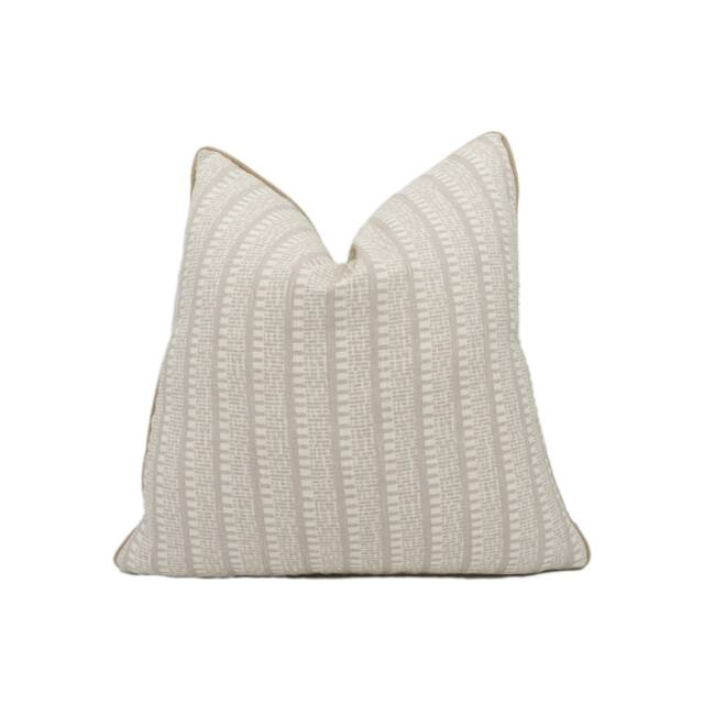 Veere Grenney For Schumacher - Kiosk Lilac Sophisticated Striped Designer Cushion Cover Handmade Throw Pillow Luxury Home Decor - image 1