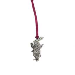 White Rabbit Christmas Decoration - Alice in Wonderland Ornament Tree Gift- Bauble - thumbnail 4