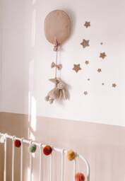 Velvet Balloon Kids Nursery Wall Hanging - Toy Not Included