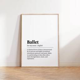 Ballet Print Poster Set - Of 3 Posters - Watercolour Art Painting Decoration Decor Ballerina Wall Gifts Girls Artwork - thumbnail 3
