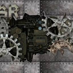 3D Gears Machinery Wallpaper Mural, Steampunk Steel Wall Decor, Peel & Stick - thumbnail 2