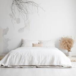 Heavy Linen Duvet Set With Pillowcases, Hidden Zipper Or Corozo Buttons Closure, 300Gsm Italian Linen, Pre-Washed, Handmade in Lithuania - thumbnail 3