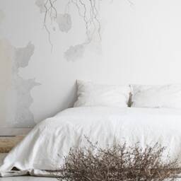 Heavy Linen Duvet Set With Pillowcases, Hidden Zipper Or Corozo Buttons Closure, 300Gsm Italian Linen, Pre-Washed, Handmade in Lithuania - thumbnail 2