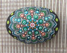 Medium Sized Stone Dalia Mandala