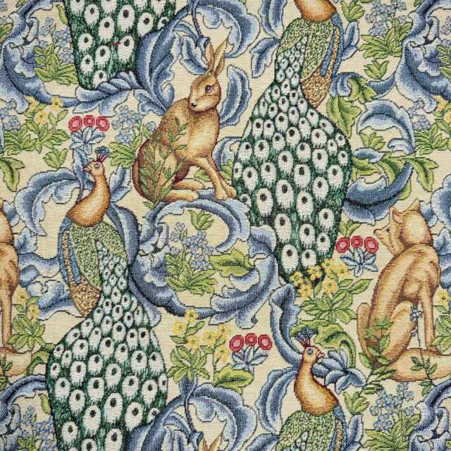 Custom Made William Morris Forest Natural Blackout/Lining Curtains 3 - image 1