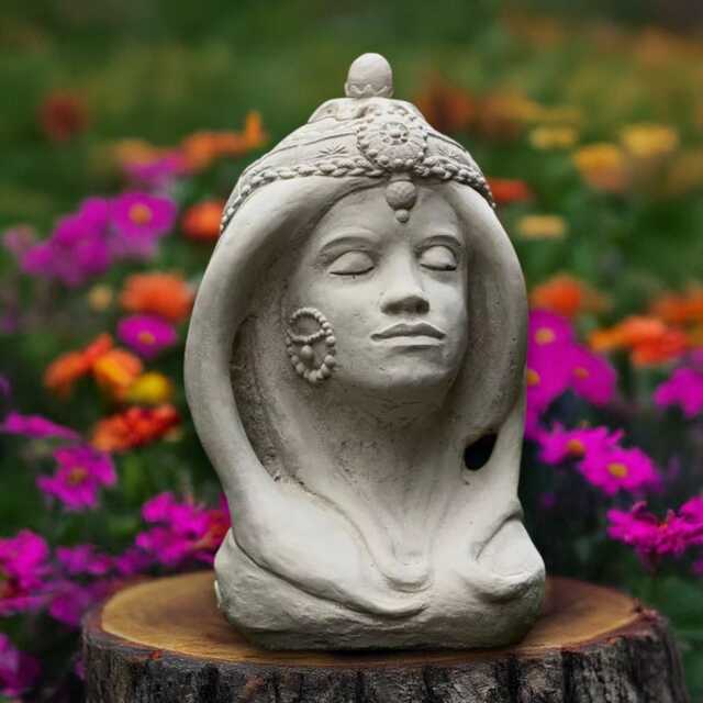 Unique Goddess Statue Garden Sculpture Outdoor Mythology Decor Cement Divine Figurine Spiritual Garden Ornament Goddes Lover Gift - image 1