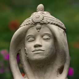 Unique Goddess Statue Garden Sculpture Outdoor Mythology Decor Cement Divine Figurine Spiritual Garden Ornament Goddes Lover Gift - thumbnail 2