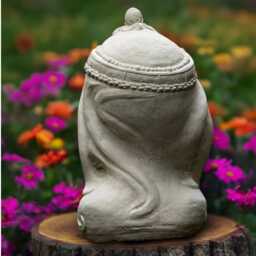 Unique Goddess Statue Garden Sculpture Outdoor Mythology Decor Cement Divine Figurine Spiritual Garden Ornament Goddes Lover Gift - thumbnail 4