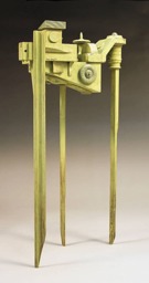 "Abstract Wooden Sculpture ""Outpost 908" - thumbnail 3