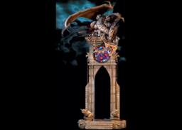 "Dragon Sculpture Fantasy Figurine Statue ""Keeper Of Time" - thumbnail 1