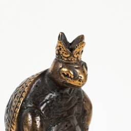 Bronze King Turtle Figurine, 2.8 - thumbnail 4