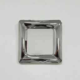Irregular Metal Wall Mirror - Polished Stainless Steel For Modern Home Decor - thumbnail 2