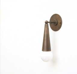 Brass Wall Sconce Light - Casting Light- Minimal Light, Ul Listed. No.0124 - thumbnail 1