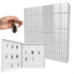 Geometric Texture Key Cabinet For Home, Gray Industrial Box, Minimalist Backgrounds & Patterns, Modern - thumbnail 2
