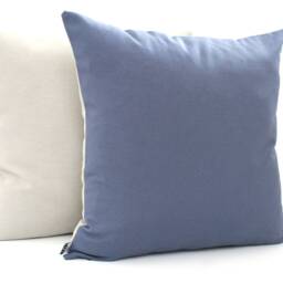 Denim Blue & Light Grey Decorative Pillow Covers, All Sizes, Home Gifts For You - thumbnail 3
