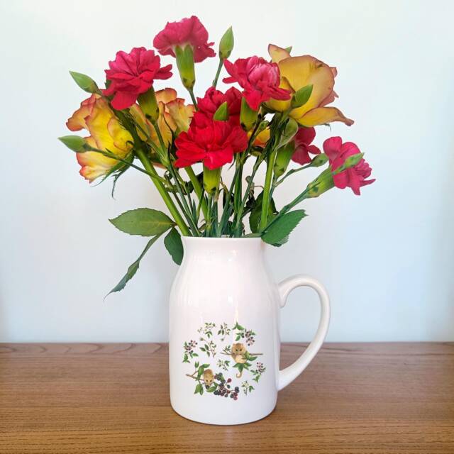 Hazel Dormouse Flower Jug - Personalised Mouse Vase Gifts For Her Wildlife Lover Gift Cute Mice Design Woodland Animals - image 1
