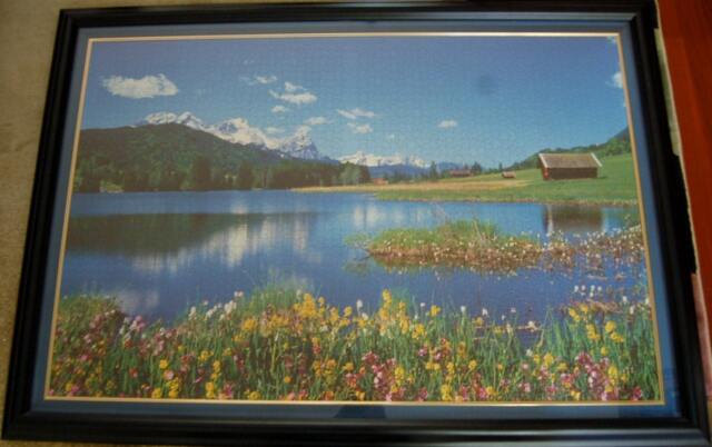 Framed Ravensburger Magic Mountain Puzzle, 3000Pc Wall Art - image 1