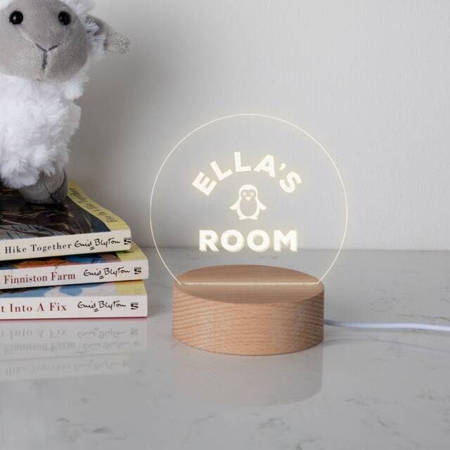 Personalised Kids Desk Lamp - Personalized Gift For Boys & Girls Unique Gifts Engraved Name Night Light 7 Colour Options - image 1