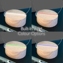 Personalised Kids Desk Lamp - Personalized Gift For Boys & Girls Unique Gifts Engraved Name Night Light 7 Colour Options - thumbnail 3