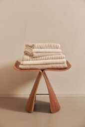 Natural Linen Terry Bath Towel Handmade Organic Flax, Absorbent Shower Towel, Soft Towels