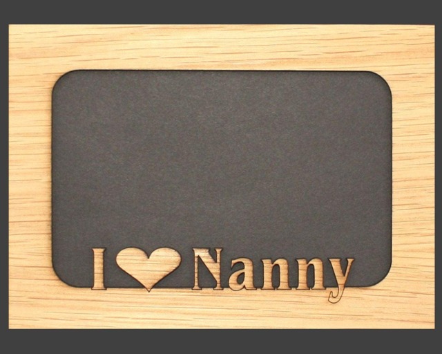 5x7 Nanny Matte Insert For Picture Frame - Frame Not Included - Gift, Gifts Nanny, Grandparent Gifts, Grandkids, Grandchildren - image 1
