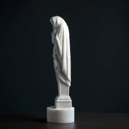 Winter By Pierre Le Gros Carved Marble Statue Figurine Artist Sculpture Bust - thumbnail 4