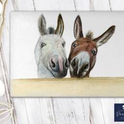 Personalised Donkey Cushion - Mothers Day Gift For Her Homeware Donkeys - thumbnail 3