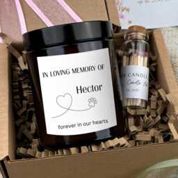 Personalised Pet Memorial Candle, Remembrance Loss Gift - thumbnail 3