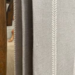 Sample Only - Curtains Made To Measure? Just Need Pole Length & Drop Quote Grey Curtains Linen Lana - thumbnail 2