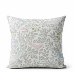 Bird Song Floral Pastel Cushion Cover - thumbnail 1
