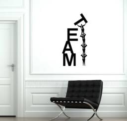 Team Vinyl Wall Decal Teamwork Office Space Interior Business Stickers Mural - #2915Di - thumbnail 1