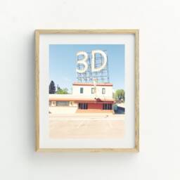 "Vintage Photo, Decor, Wall Montana Art, Minimal Matte, Matte Sign, Retro Sign ""3D" - thumbnail 3
